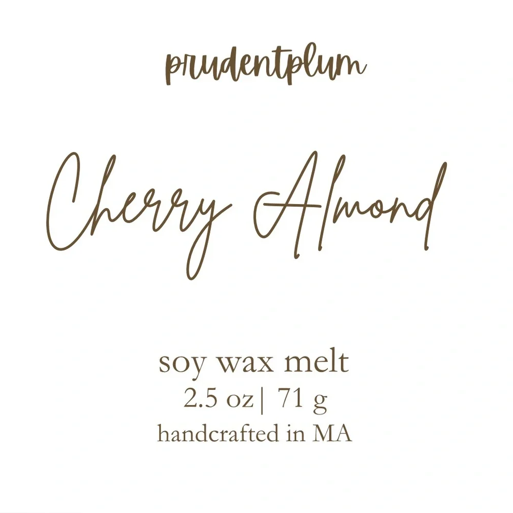 Cherry Almond Soy Wax Melt  2.5 oz | Melts For Wax Warmer Clamshell